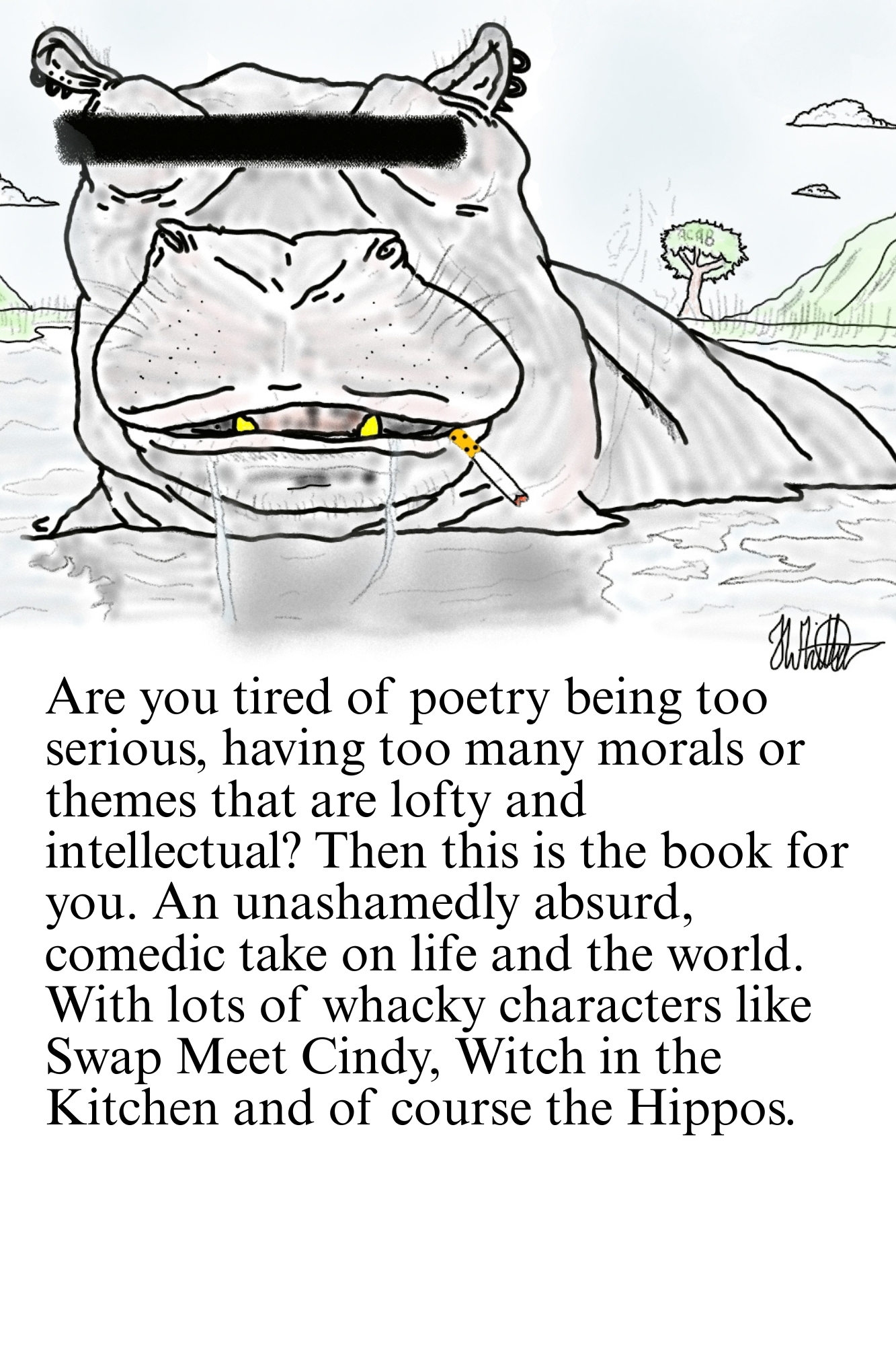 Don't Censor the Hippos Poetry Book