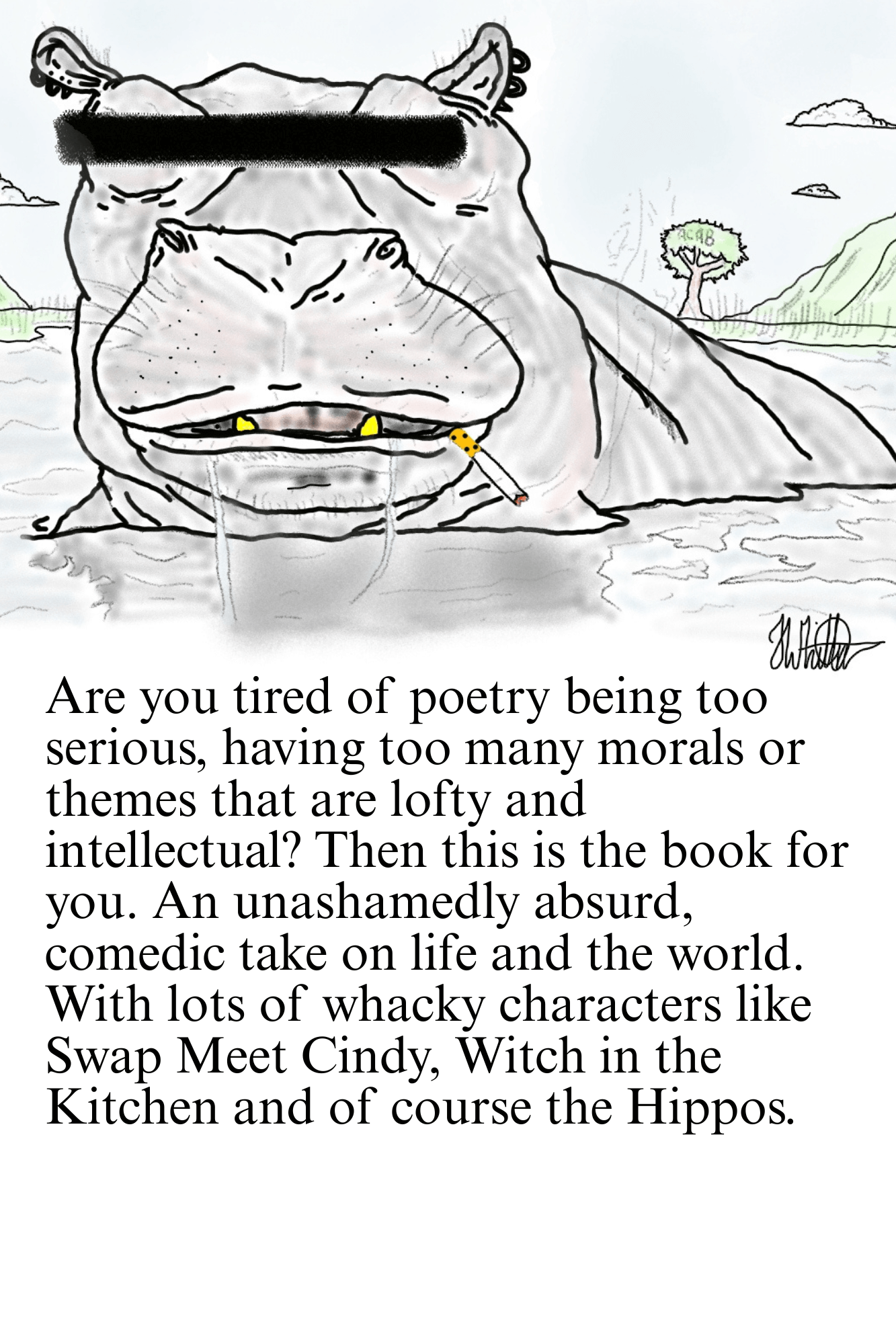 Don't Censor the Hippos Poetry Book