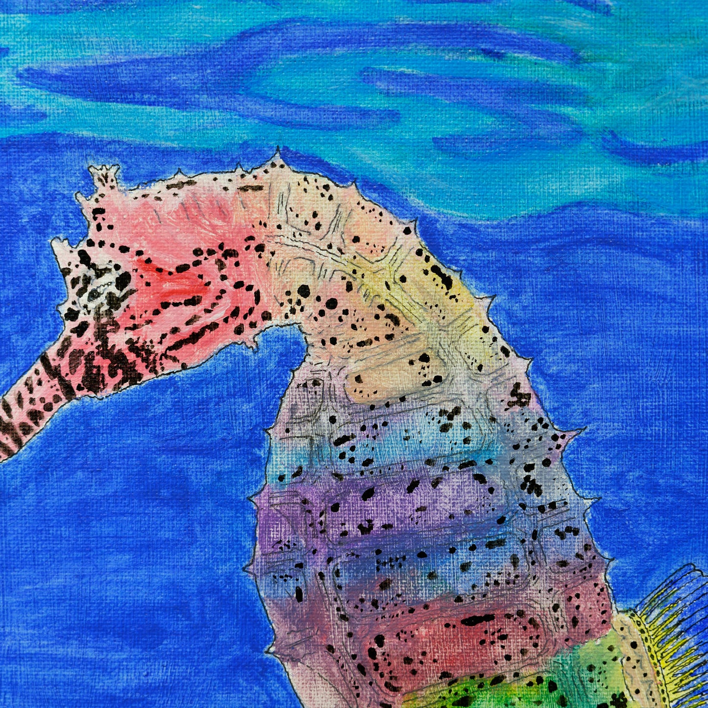 Seahorsin' Around Original Artwork