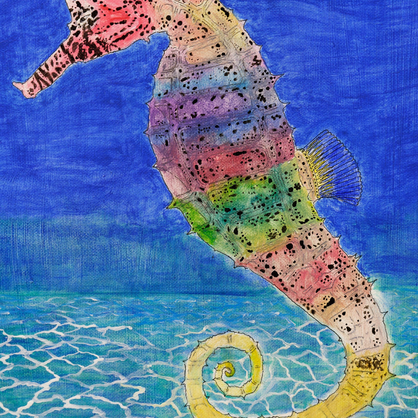 Seahorsin' Around Original Artwork