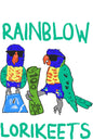 Rainblow Lorikeet Sticker